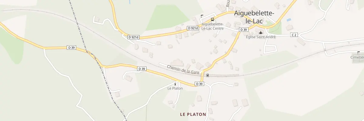 Plan du 62 Che de la Gare à Aiguebelette-le-Lac