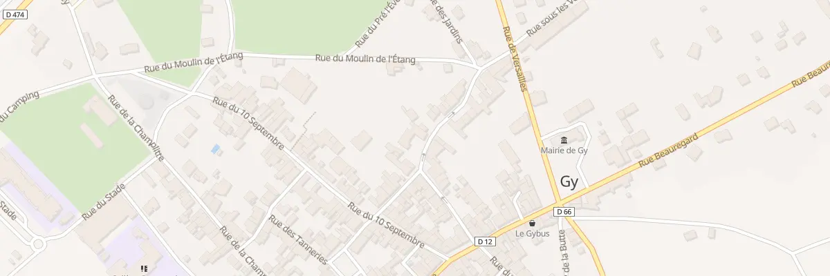 Plan du 19 Rue des Capucins à Gy