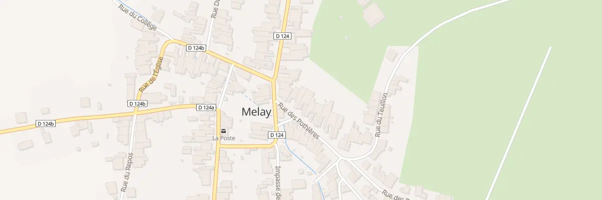 Plan du 5 Rue des Potieres à Melay