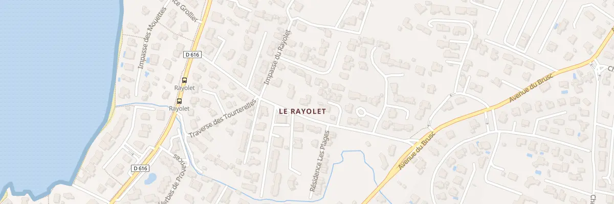 Plan du 207 Che du Rayolet à Six-Fours-les-Plages