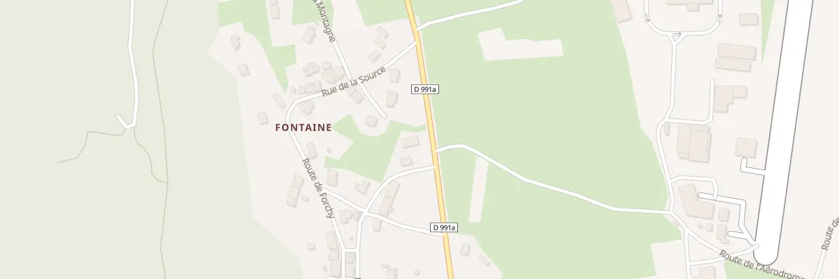 Plan de la Rue du Lavoir ( à Fontaine ) à Corbonod