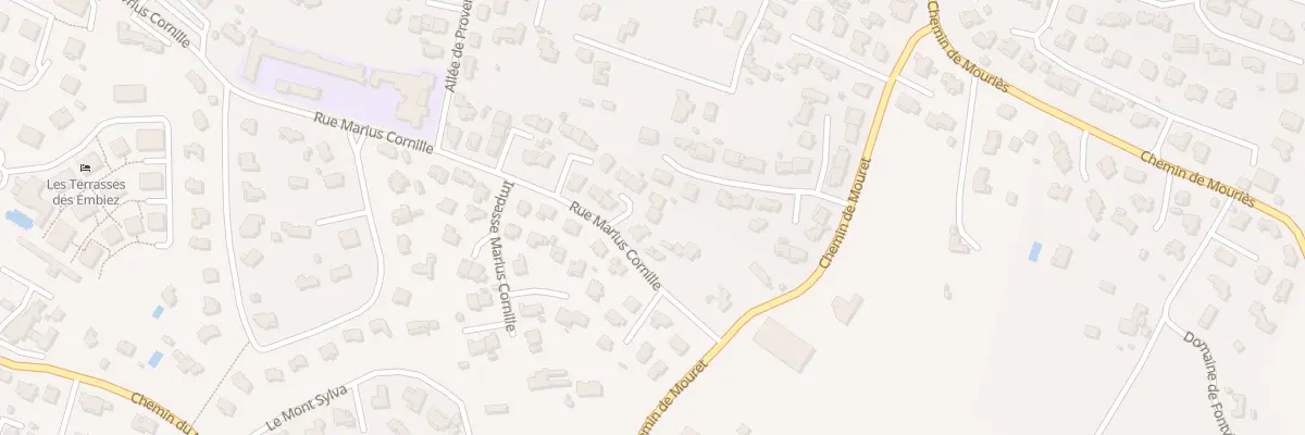 Plan du 495 Rue Marius Cornille à Six-Fours-les-Plages