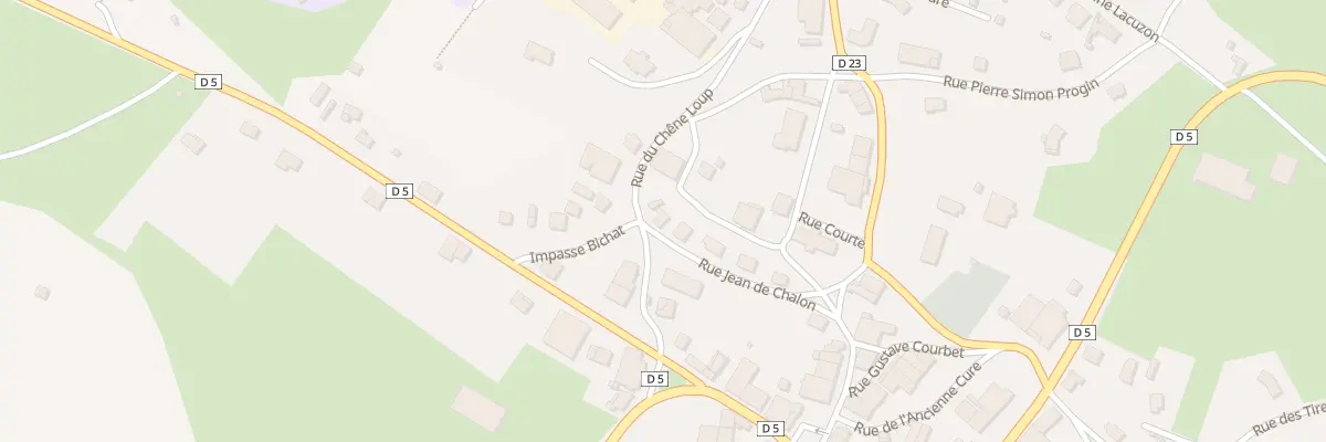Plan du 5 Rue Jean de Chalon à Crotenay