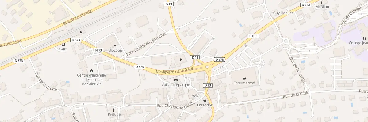 Plan du 1 Rue de Marnay à Saint-Vit