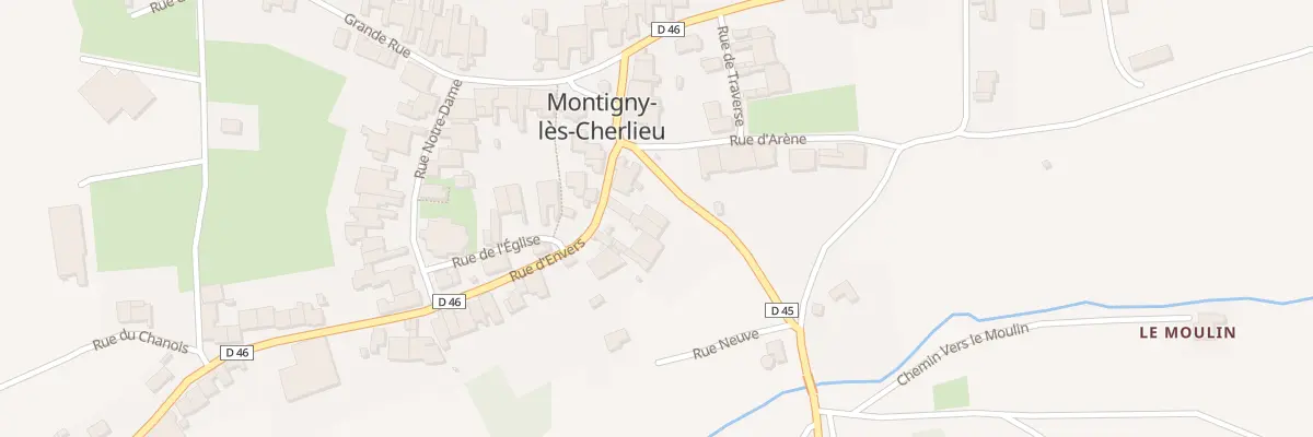 Plan du 3C Rue d’Envers à Montigny-lès-Cherlieu