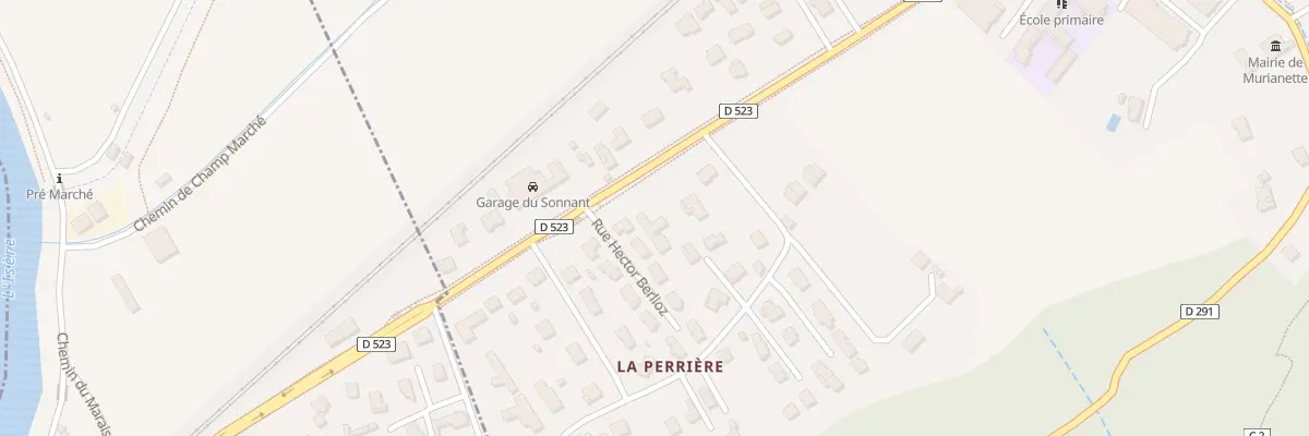 Plan du 447 Rue Hector Berlioz à Murianette