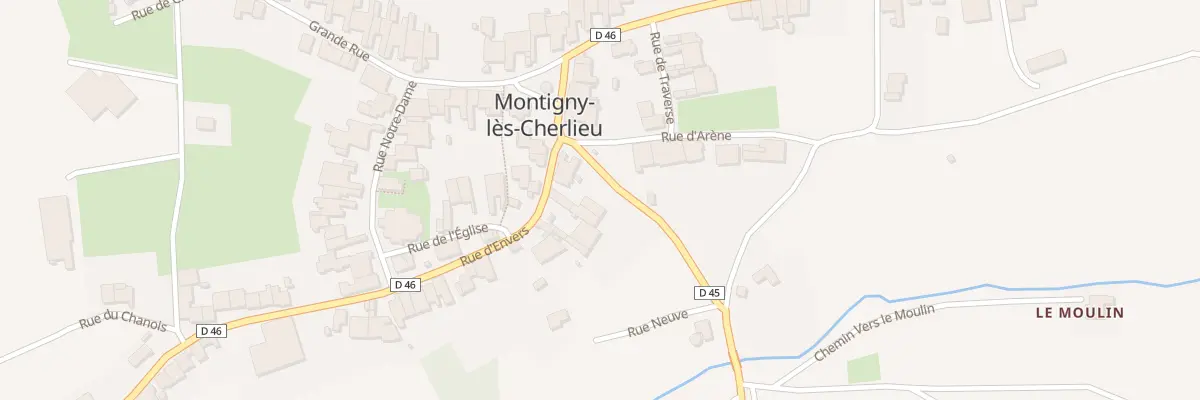 Plan du 3B Rue d’Envers à Montigny-lès-Cherlieu