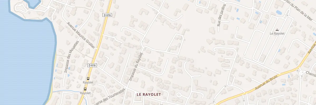 Plan du 166 Imp du Rayolet à Six-Fours-les-Plages
