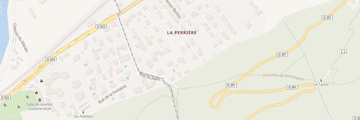 Plan du 277 Che de la Perrière à Murianette