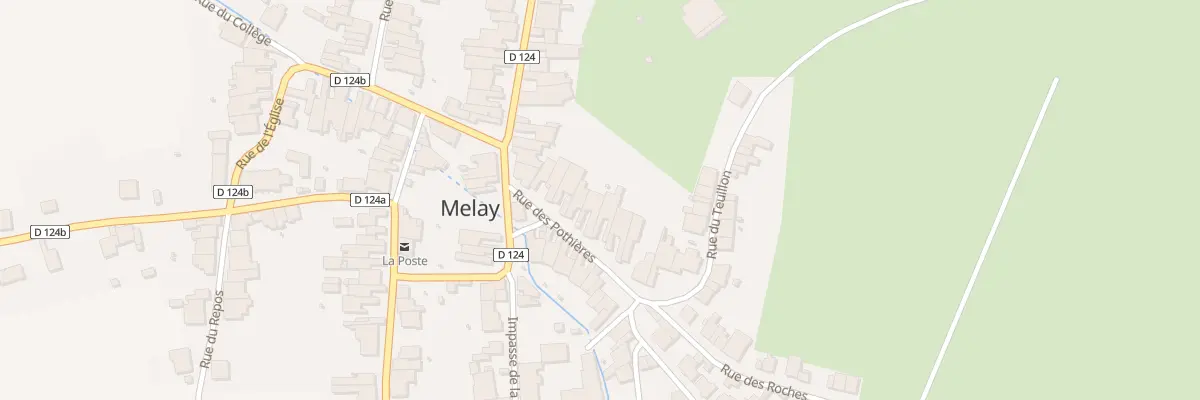 Plan du 11 Rue des Potieres à Melay