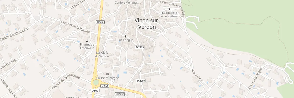 Plan du 5211 Mte de l’Escalier à Vinon-sur-Verdon