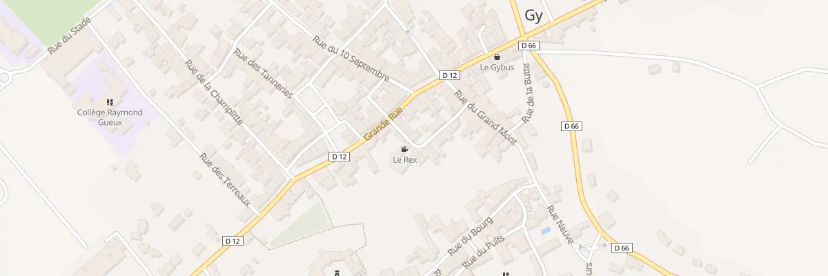 Plan du 5 Rle du Conroy à Gy