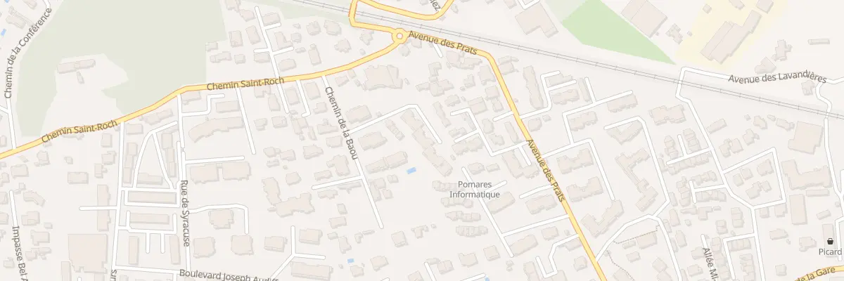Plan du 77 Che de la Baou à Sanary-sur-Mer