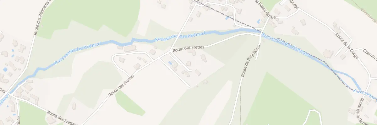 Plan du 684A Rte des Frettes à Vaulnaveys-le-Bas