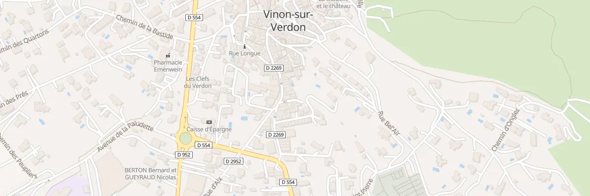 Plan du 1 Imp du Pontis à Vinon-sur-Verdon