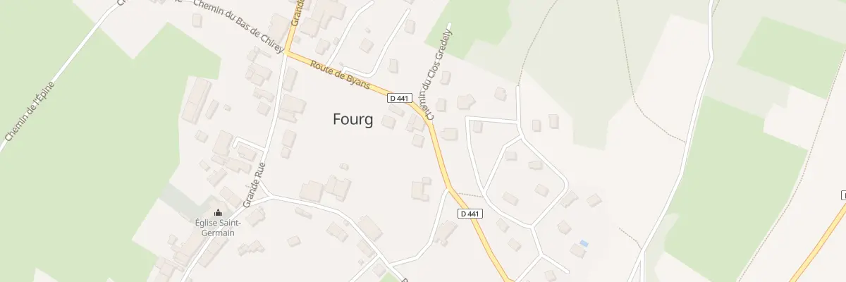 Plan du 8 Rte de Byans à Fourg