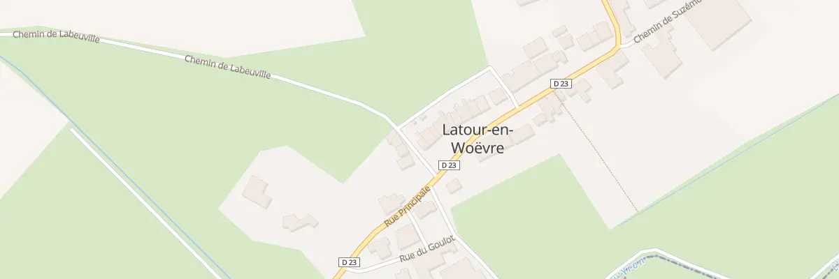 Plan du 5 Rue Principale à Latour-en-Woëvre