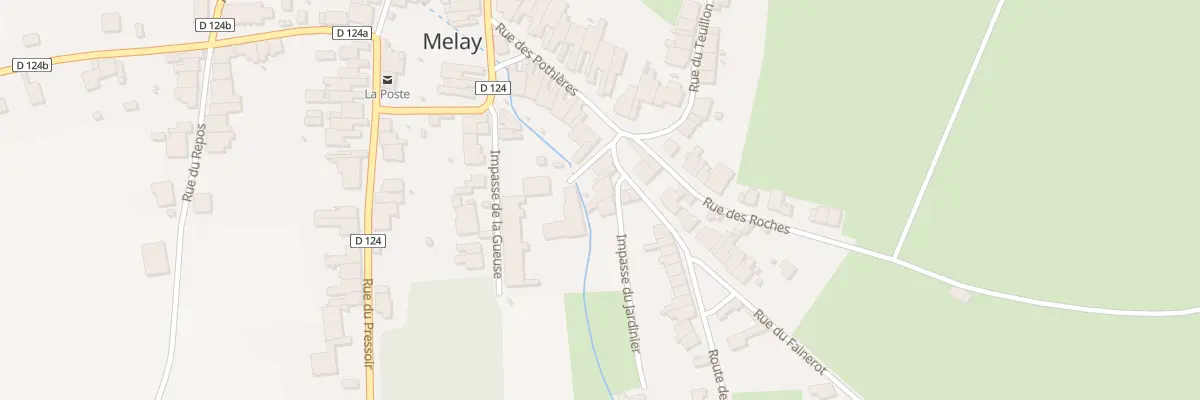 Plan du 2 Imp du Jardinier à Melay