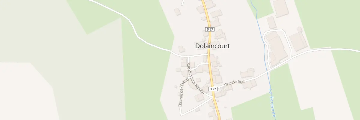 Plan du 7 Rue du Vieux Moulin à Dolaincourt
