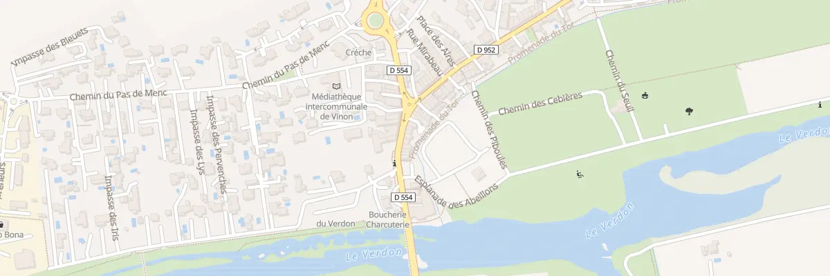 Plan du 100 Rue Saint André à Vinon-sur-Verdon