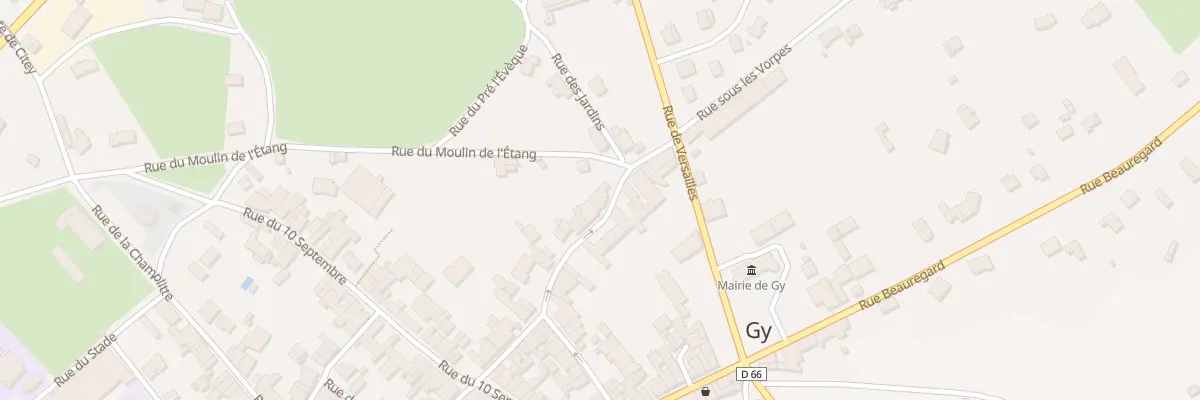 Plan du 31 Rue des Capucins à Gy