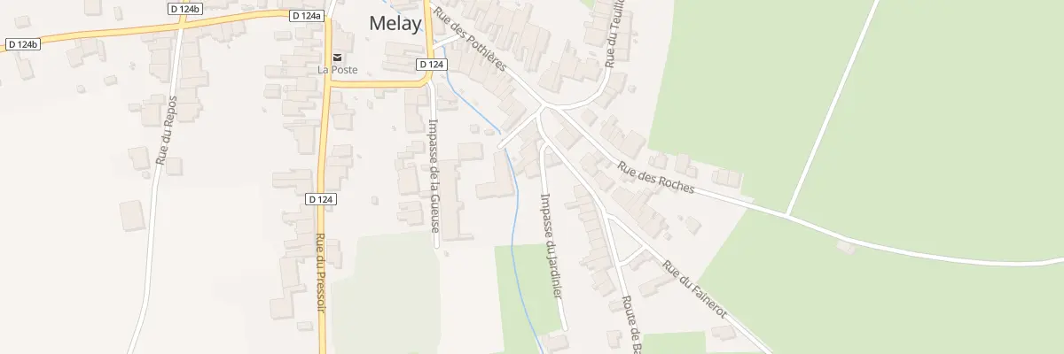 Plan du 4 Imp du Jardinier à Melay