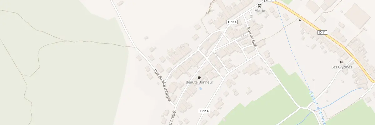 Plan du 11 Rue des Fleurs à Choloy-Ménillot