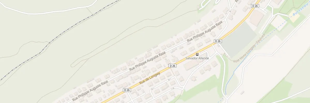 Plan du 92 Rue Philippe Auguste Rase à Saulnes