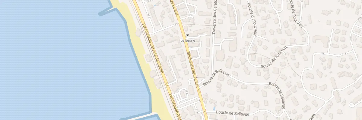 Plan du 345 Bd des Écoles à Six-Fours-les-Plages