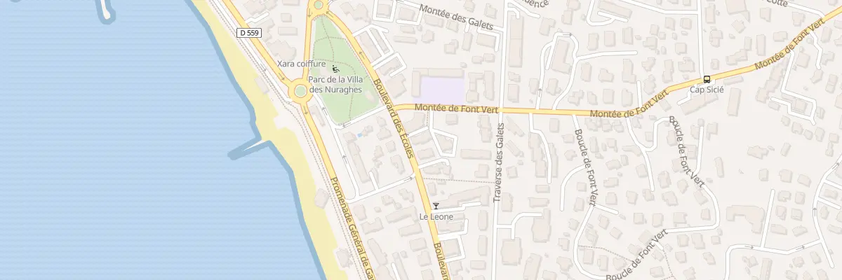 Plan du 488 Bd des Écoles à Six-Fours-les-Plages