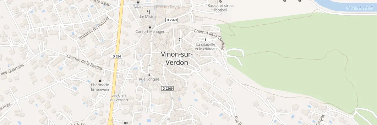 Plan du 31 Rue des Fours à Vinon-sur-Verdon