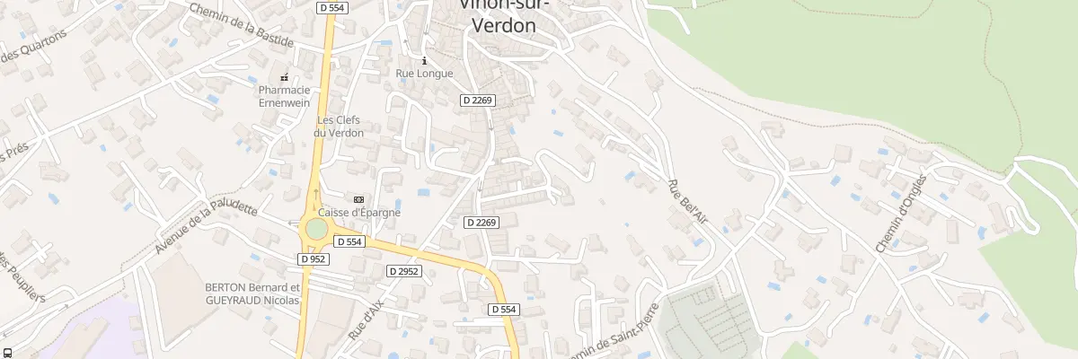 Plan du 61 Rue Jean Jaurès à Vinon-sur-Verdon