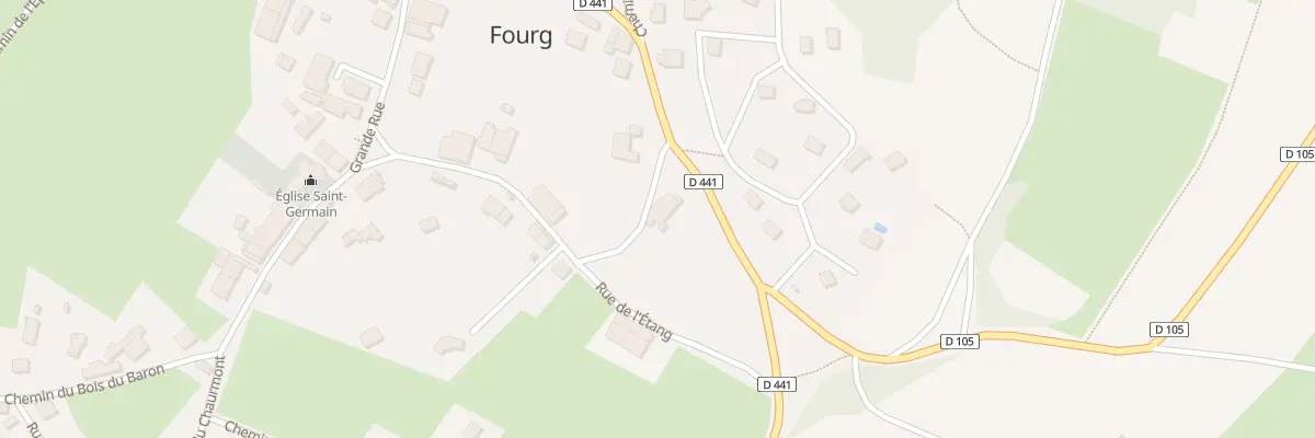 Plan du 2 Rle de la Porte Fouirouse à Fourg