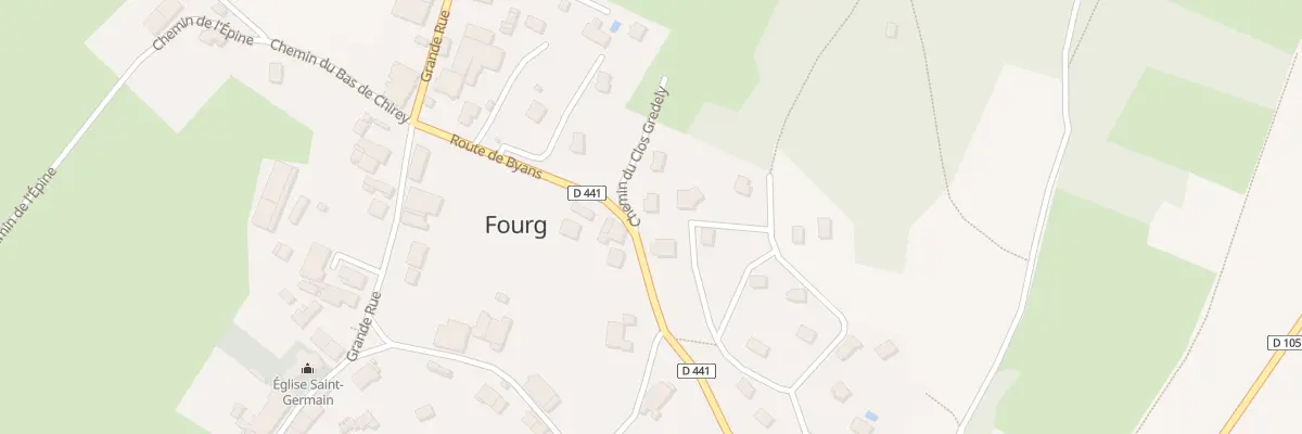 Plan du 2 Che du Clos Gredely à Fourg