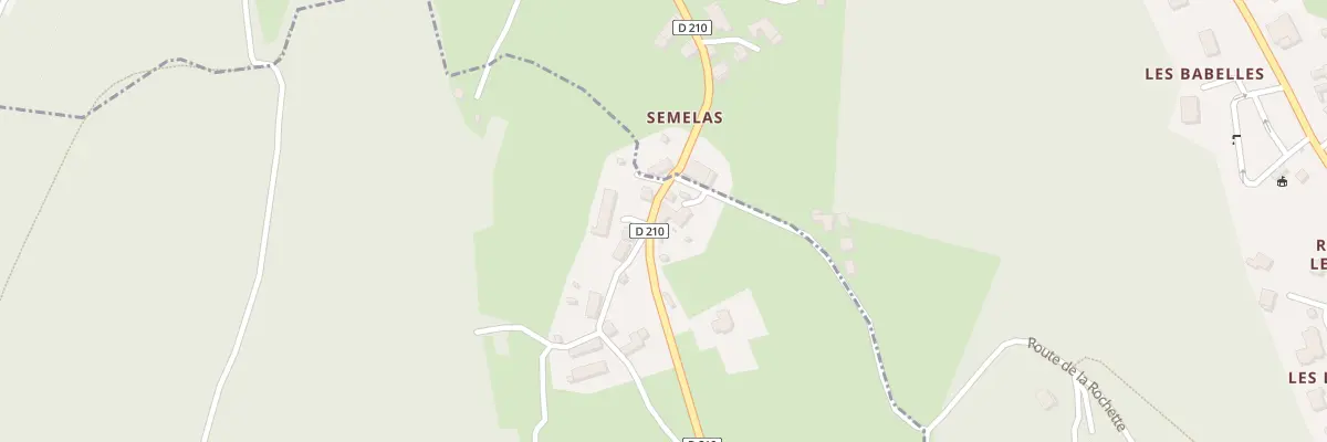 Plan du 1546 Rte de Semelaz à Saint-Pierre-de-Curtille