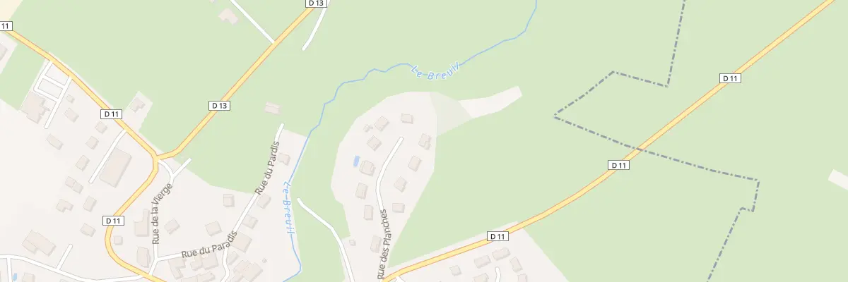 Plan du 5026 Planche de la Fontaine à Corcelles-Ferrières