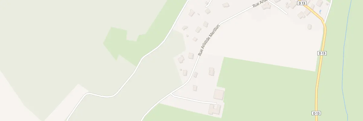 Plan du 3 Rue Aristide Merillon à Franey