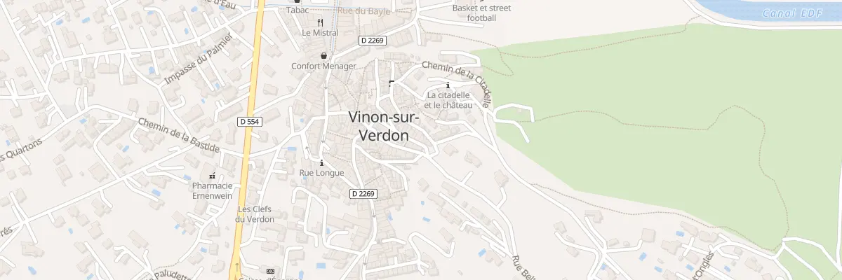 Plan du 165 Rue des Fours à Vinon-sur-Verdon