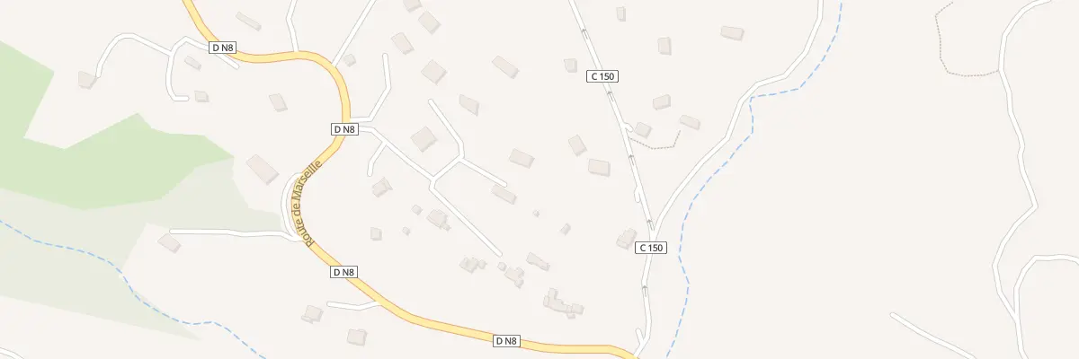 Plan du 9013 Pas de Pouyen au Beausset