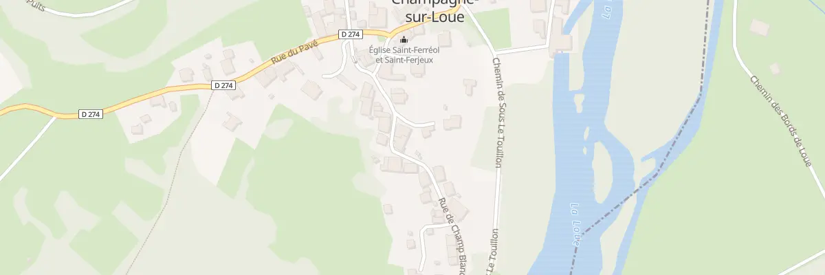 Plan du 5006 Imp de la Source à Champagne-sur-Loue