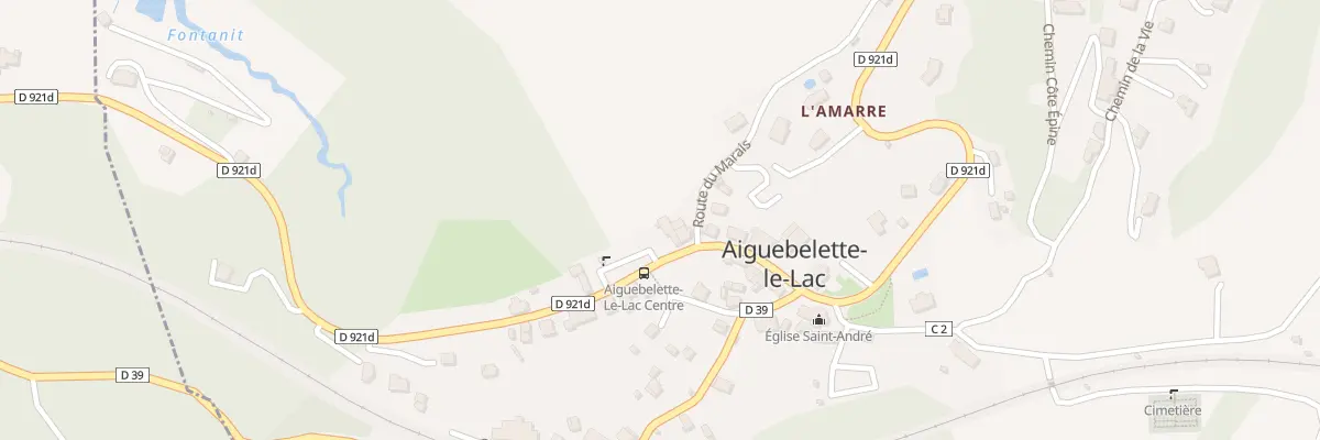 Plan du 110 Rte du Bourg à Aiguebelette-le-Lac