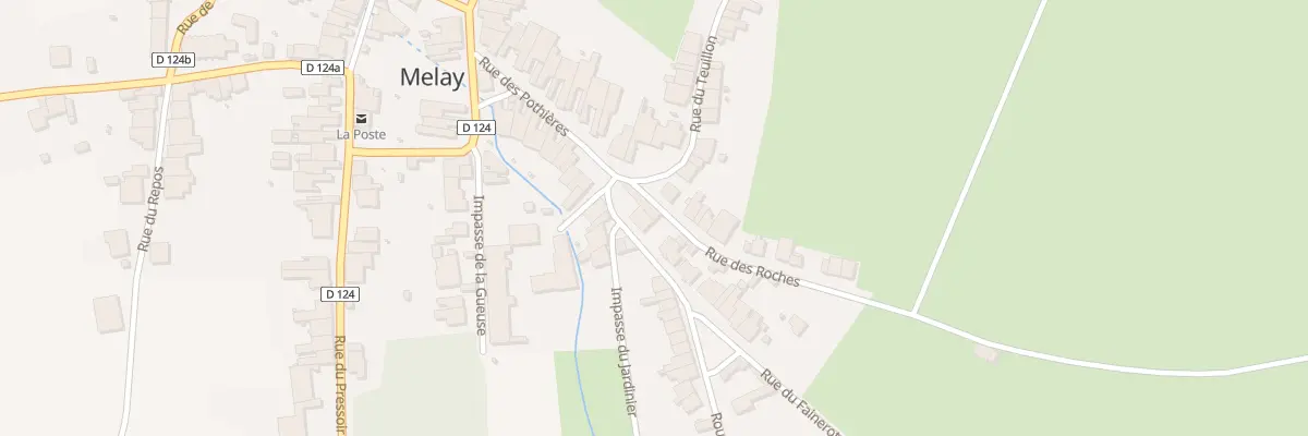 Plan du 4 Rue des Roches à Melay