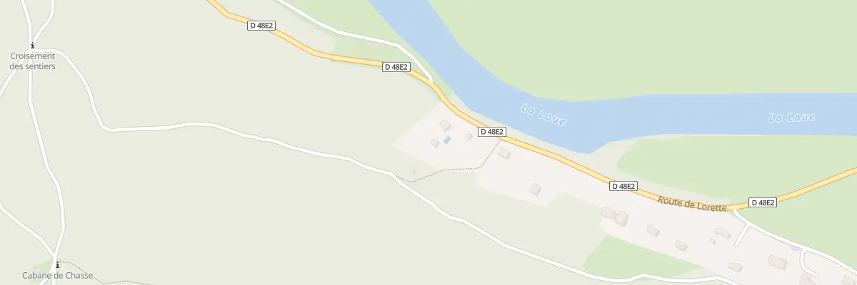 Plan du 23 Rte de Lorette à Port-Lesney