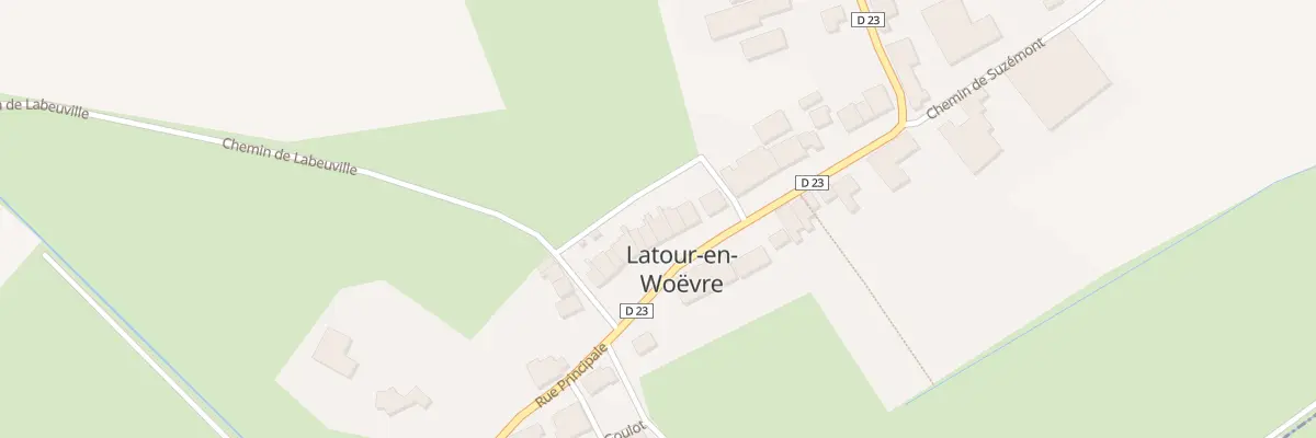 Plan du 13 Rue Principale à Latour-en-Woëvre