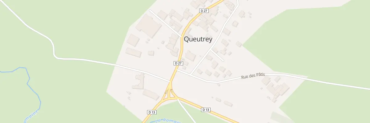 Plan du 2 Rte de Ray à Vellexon-Queutrey-et-Vaudey
