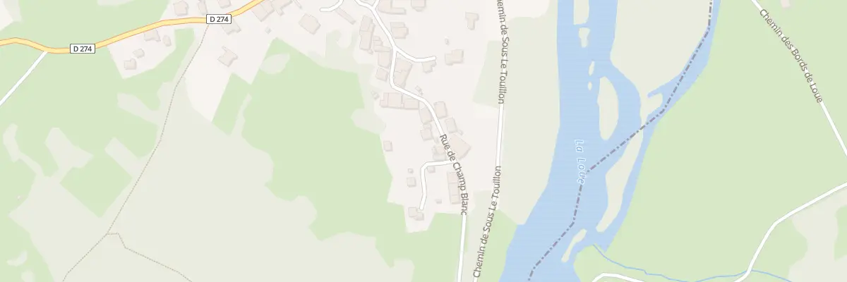 Plan du 5005 Rue du Champ Blanc à Champagne-sur-Loue
