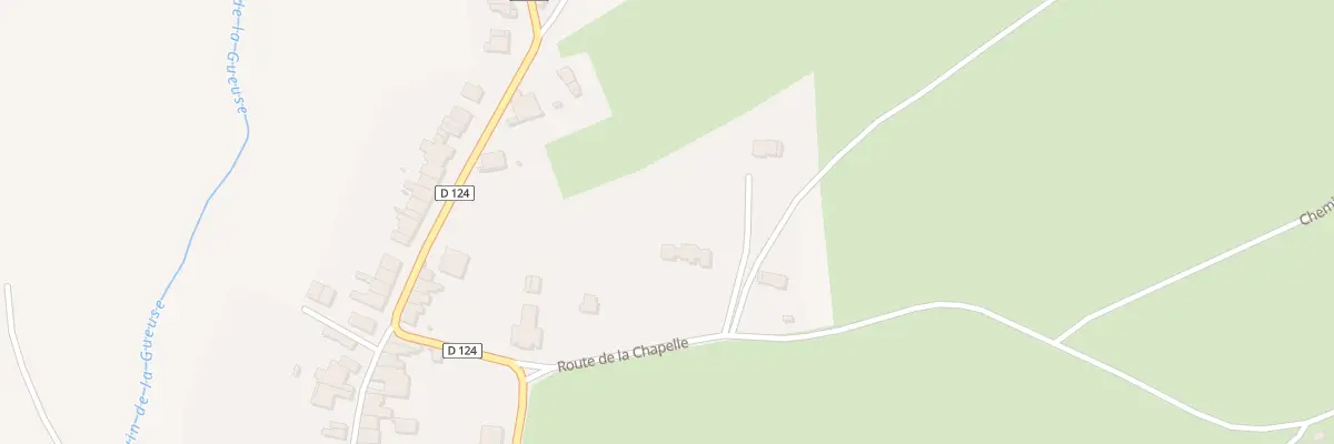Plan du 1B Rte de la Chapelle à Melay