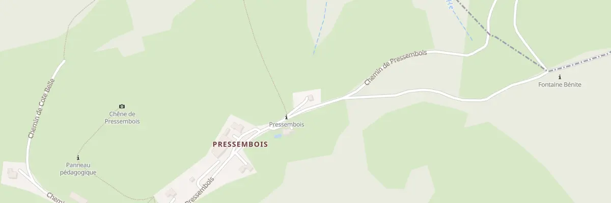 Plan du 932 Chem de Pressembois à Venon