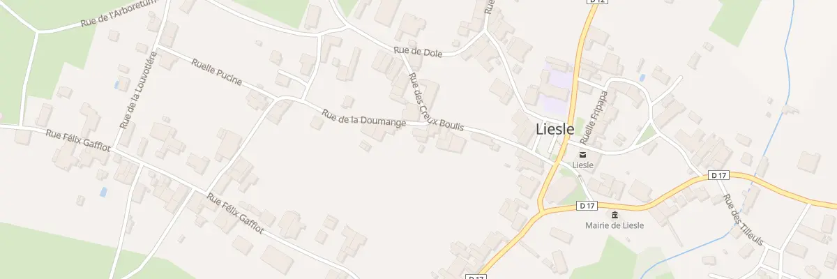 Plan du 15 Rue des Creux Boulis à Liesle