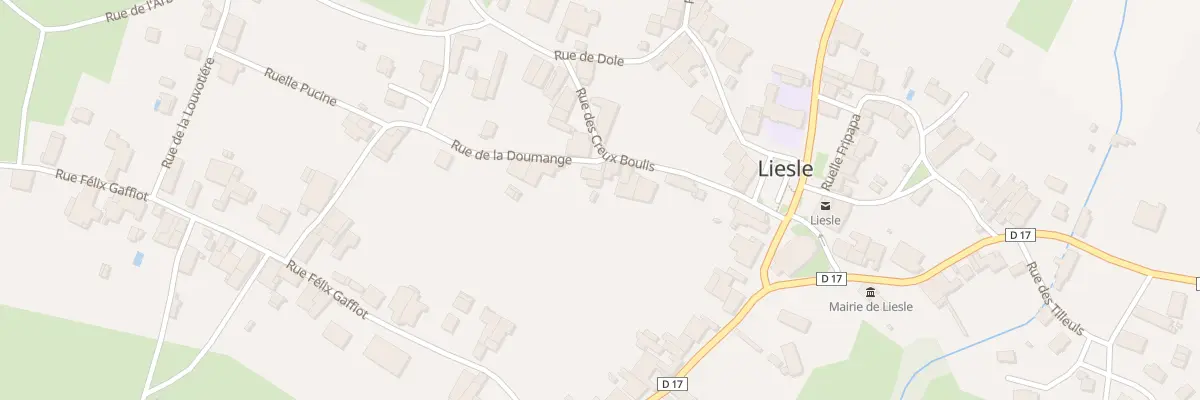 Plan du 11 Rue des Creux Boulis à Liesle